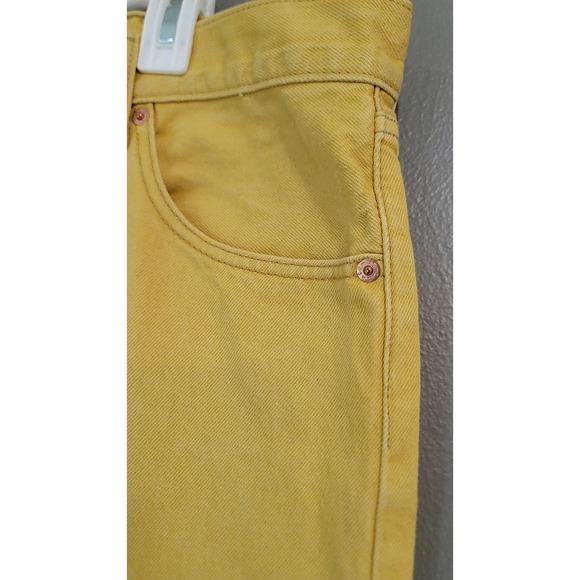 Levi's 501 93Yellow Button Fly Denim Jeans‎ W44 L32 - Picture 2 of 16